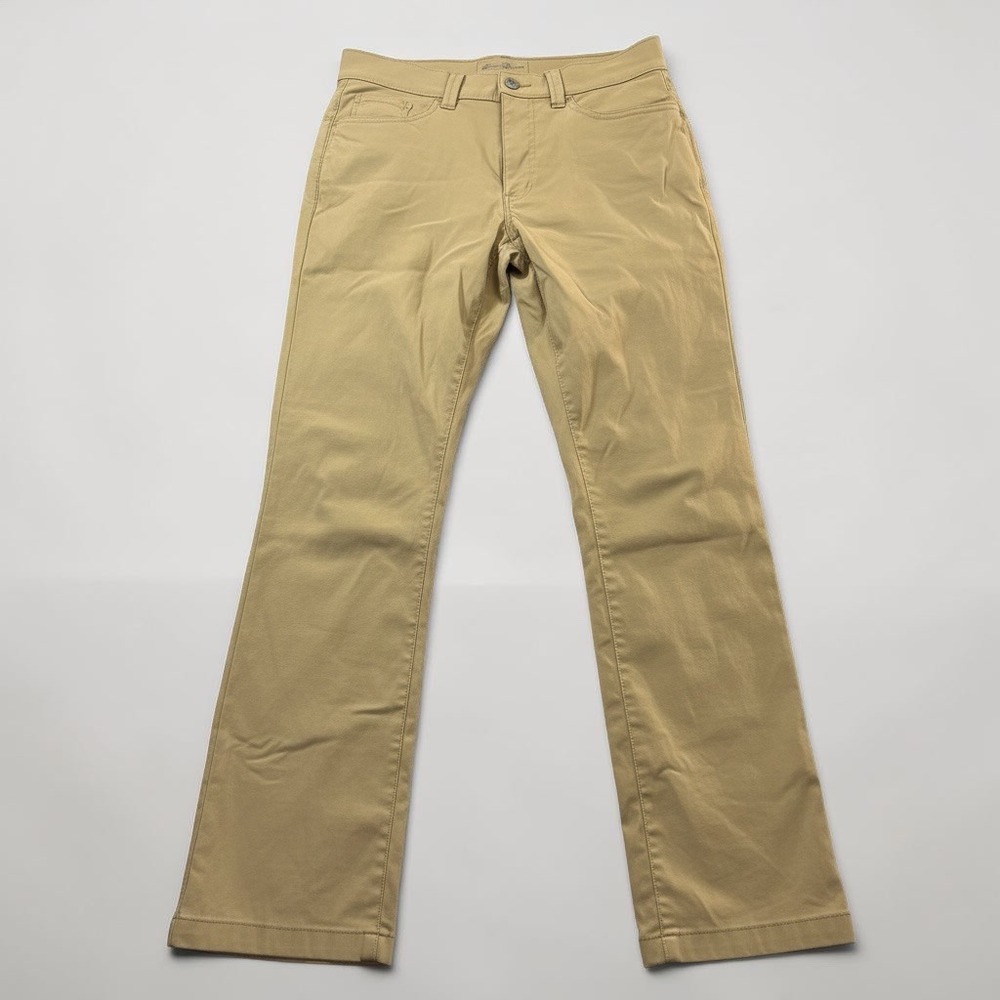 Eddie Bauer Travex Mens 30x30 Tan Nylon Stretch Hiking Gorpcore Chino